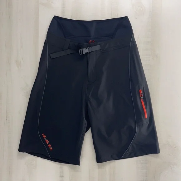 LEVEL SIX mens paddle boarding shorts wetsuit athletic travel 30 black - Picture 7 of 7